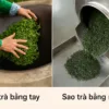 Sự khác biệt giữa sao trà bằng tay và bằng máy