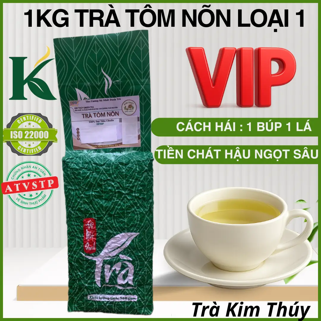 trà tôm nõn loại 1