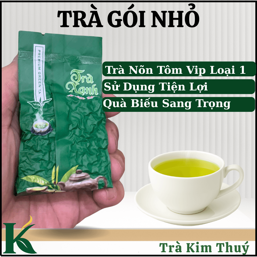 trà gói nhỏ nõn tôm VIP